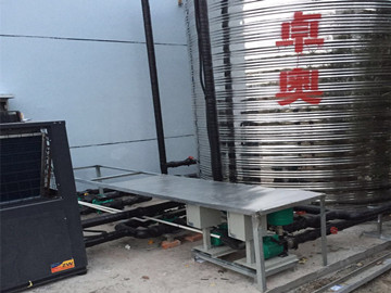 揚州晶櫻光電宿舍樓熱水系統(tǒng)